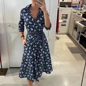 Blue Floral Dress